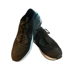 Nike men’s air max 90 Ultra 2.0 fly knit size 11.5 black athletic tennis shoes